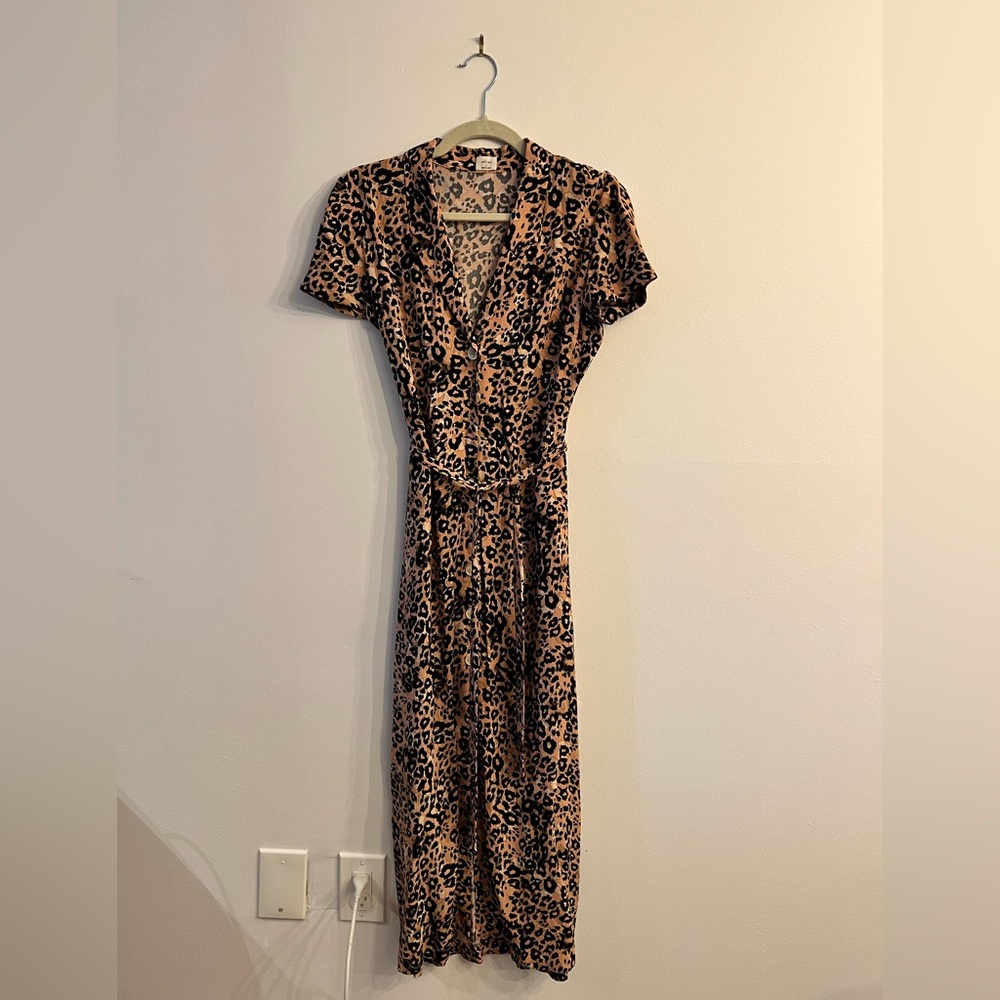Wilfred shirt dress in leopard.